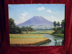 Niet of onleesbaar gesigneerd - Indonesie Java Ardjoeno - kopen? Bied vanaf 1!