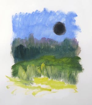 Threes Rijssenbeek - Acryl op papier, Zonder titel - Ingelijst kopen? Bied vanaf 1!