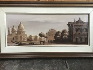 Niet of onleesbaar gesigneerd - Impressie Venetië kopen? Bied vanaf 1!