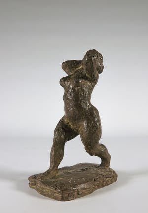 Arie Teeuwisse - Bronzen beeld van een staande naakte vrouw kopen? Bied vanaf 300!