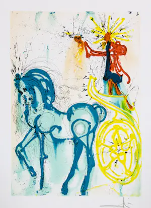 Salvador Dali - Het zegevierende paard kopen? Bied vanaf 95!