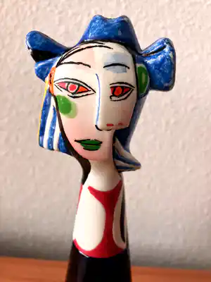 Pablo Picasso - Prachtig beeldje in perfecte staat. verkocht voor € 65!