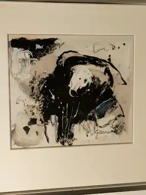 Gerriet Postma - Gemengde techniek op papier, geen titel verkauft für € 130!
