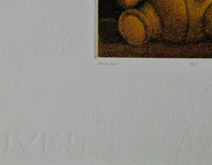 Joop Vegter - Fraaie kleine mezzotint "teddy bear" - bep. oplage (75) - potloodgesigneerd kopen? Bied vanaf 45!