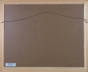 Rob Stoffer - Olieverf op paneel, Stormachtig landschap - Ingelijst kopen? Bied vanaf 1!