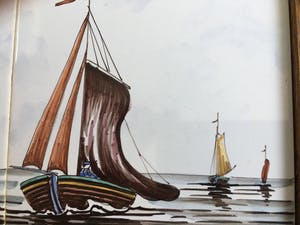 Faience- en Tegelfabriek Westraven - Zeilbotenrace kopen? Bied vanaf 1!