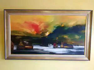 Paul Permeke - landschap verkocht voor € 2000!