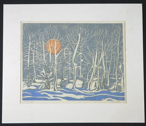 Jeanne Bieruma Oosting - Linosnede, Winterzon kopen? Bied vanaf 100!