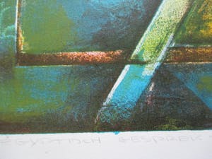 Marianne Aulman - Litho "Egyptisch gesprek I" kopen? Bied vanaf 40!