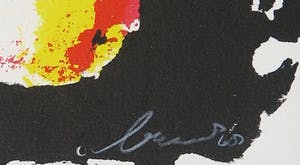 Eugene Brands - Litho, The night, an island - Ingelijst kopen? Bied vanaf 1!