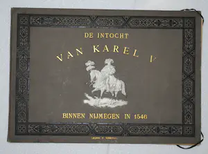 Gerardus Johannes Bos - Maskerade: intocht van Karel V - Map met 27 kleurenlitho's kopen? Bied vanaf 50!