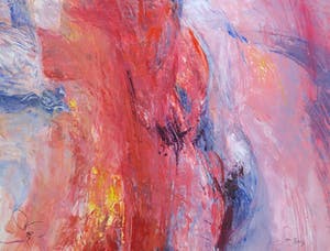 Franscz Witte - Acryl op papier, Ontwaken kopen? Bied vanaf 1!