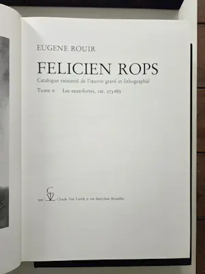 Felicien Rops - Catalogue raisonne de l'oeuvre grave et lithographie kaufen? Bieten Sie von 525!