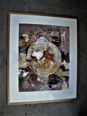 Hans Vanhorck - Groot Olieverf op doek "Eye of the Storm" BIEDEN VANAF 20€!! kopen? Bied vanaf 20!