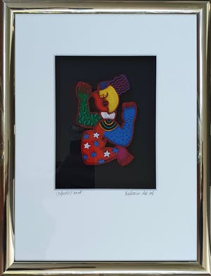 Clemens Briels - Bailarin del Sol | Reliëf van beschilderd kunsthars kopen? Bied vanaf 95!