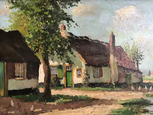 Niet of onleesbaar gesigneerd - Boerenerf kopen? Bied vanaf 1!