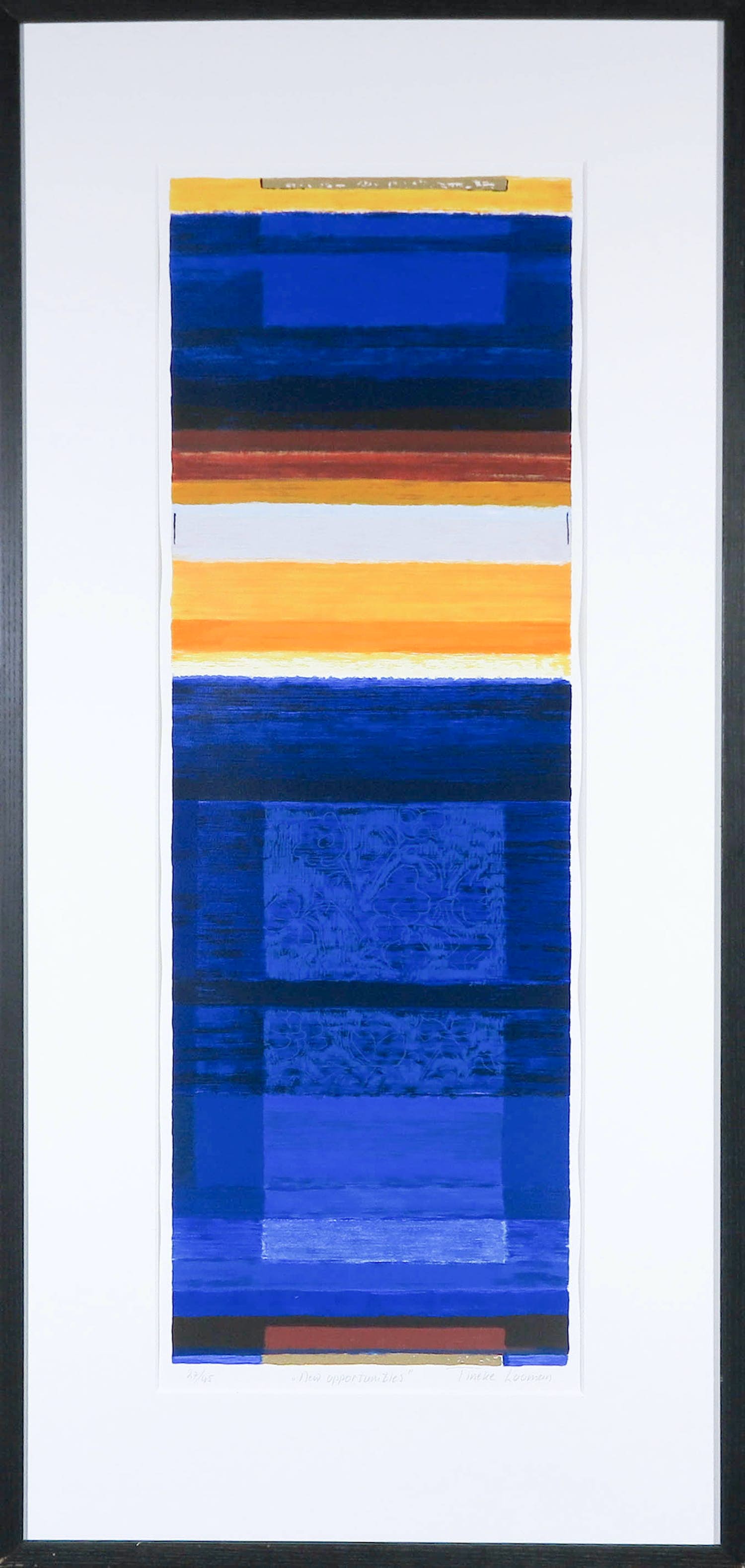 Tineke Looman Zeefdruk, New opportunities Ingelijst (groot) sold