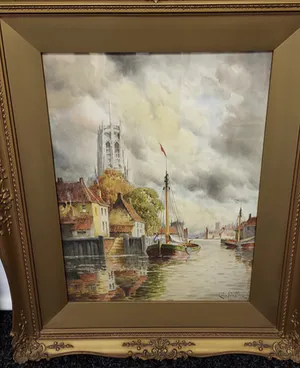 Hermanus Koekkoek (jr.) - twee schitterende aquarellen (50x40 cm) kopen? Bied vanaf 550!