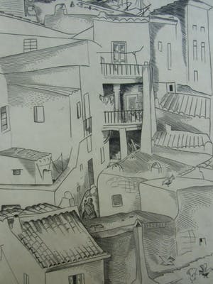 Debora Duyvis - IBIZA /// KOPERGRAVURE VAN DEBORA DUYVIS kopen? Bied vanaf 50!