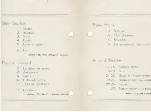 Silvin Bronkart - Bouquet - 1947 kopen? Bied vanaf 1200!