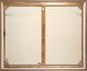 Anneke de Vlaming - Olieverf op doek, Zonder titel - Ingelijst (Groot) kopen? Bied vanaf 1!