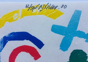 Carel Visser - houtdruk - zonder titel- 2000 - oplage 50 kopen? Bied vanaf 95!