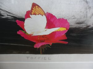 Marc Volger - Gemende techniek op papier, titel, "Titanic Fossiel". kopen? Bied vanaf 50!