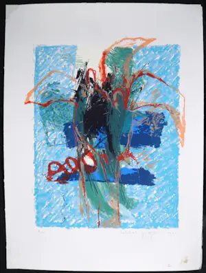 Robbert Fortgens - Zeefdruk, Abstracte compositie kopen? Bied vanaf 1!