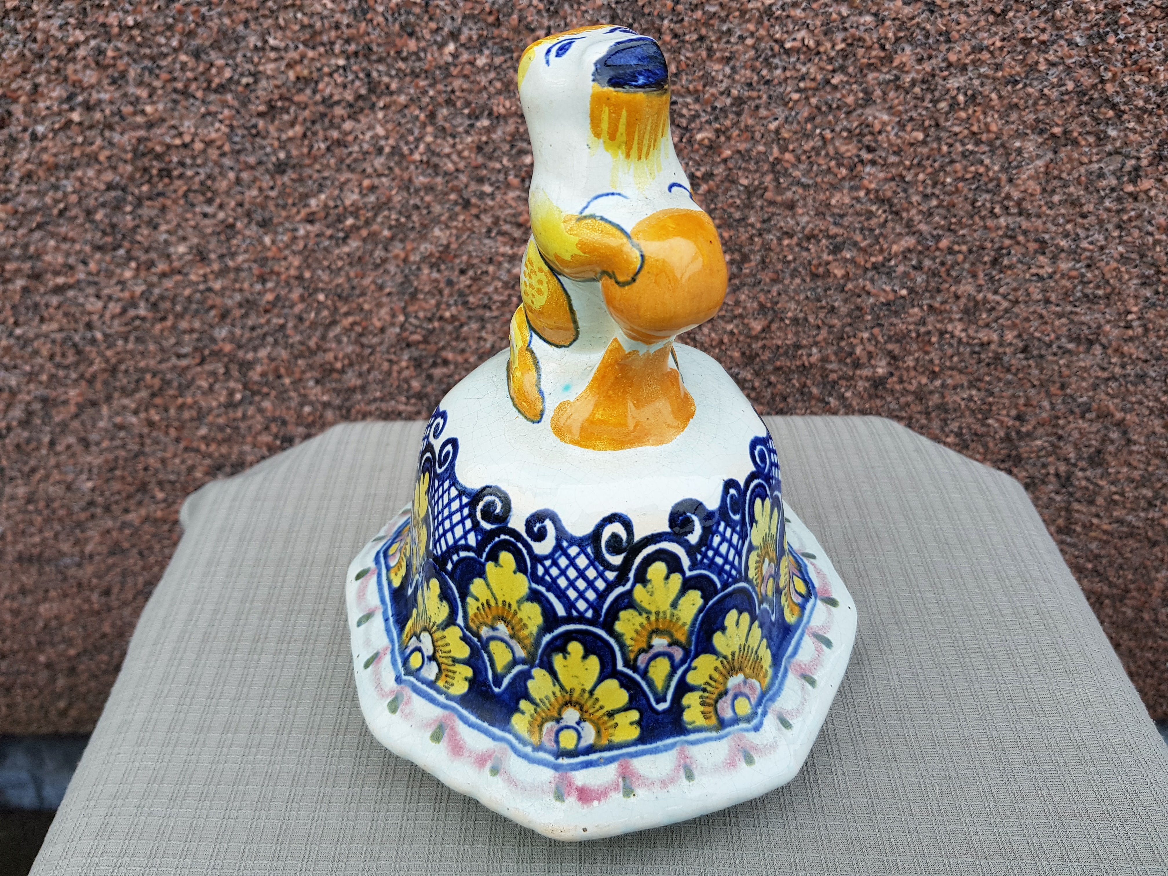 Potterie Oud Delft - Grote Dekselvaas - Polychrome kopen? Bied vanaf 50!
