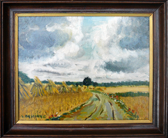 Niet of onleesbaar gesigneerd - Orage sur la moisson -olieverf 1954- kopen? Bied vanaf 1!