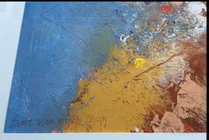 Bart van Oijen - z.t. | lyrisch abstract schilderij - ingelijst kopen? Bied vanaf 88!