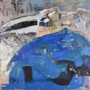 Monique de Lannoy - Olieverf op doek, Riff - Ingelijst (Zeer Groot) kopen? Bied vanaf 150!