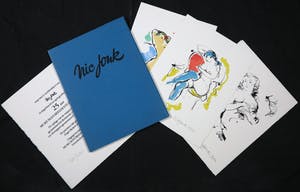 Nic Jonk - Potfolio met zes zeefdrukken kopen? Bied vanaf 1!