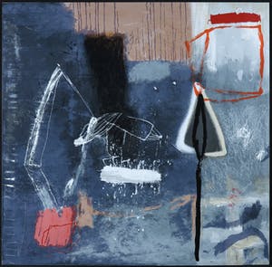 Anna Verrijt - Zeefdruk op papier op hout, Heksenkring kopen? Bied vanaf 1!