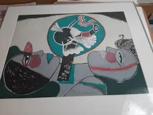 Corneille - Zeefdruk van Corneille L’arbre L'oiseau = De boom de vogel kopen? Bied vanaf 275!