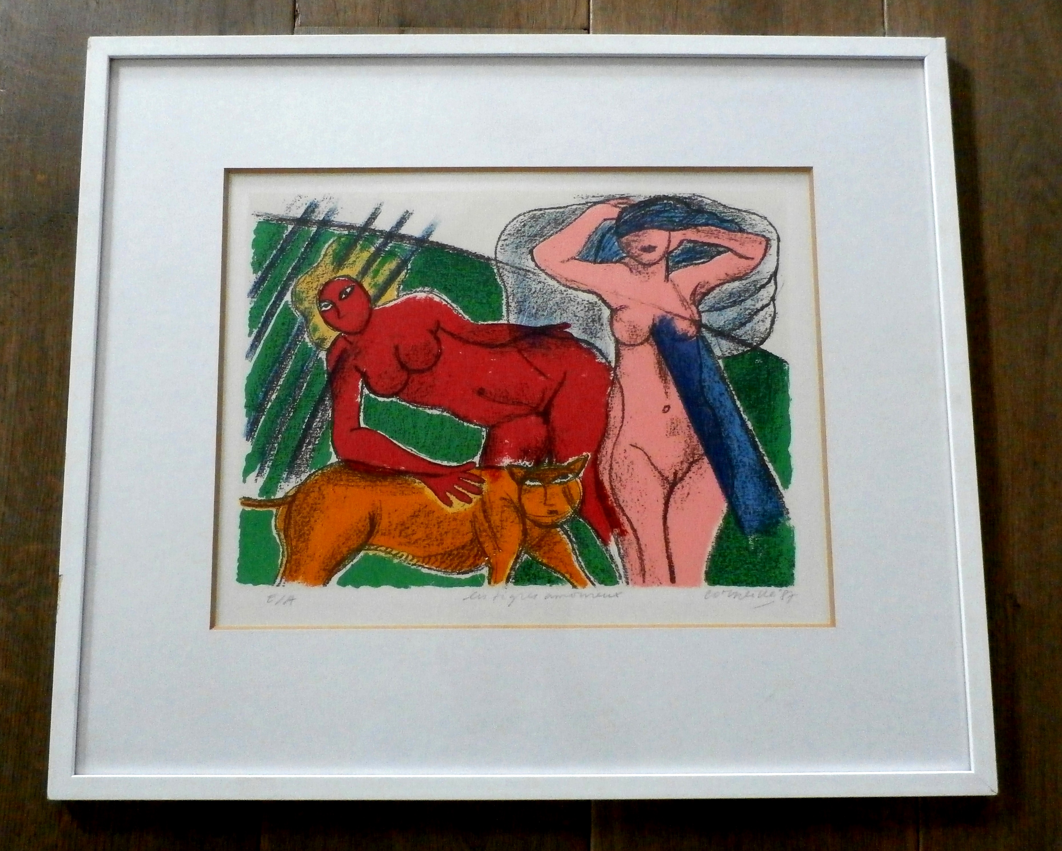Corneille - litho: Les tigres amoureux - 1987 kopen? Bied vanaf 199!