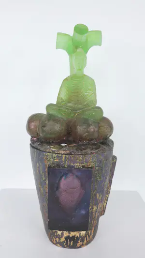 Richard Price - Sculptuur van glas (unicum), In Harmony / Buddha Jar kaufen? Bieten Sie von 300!