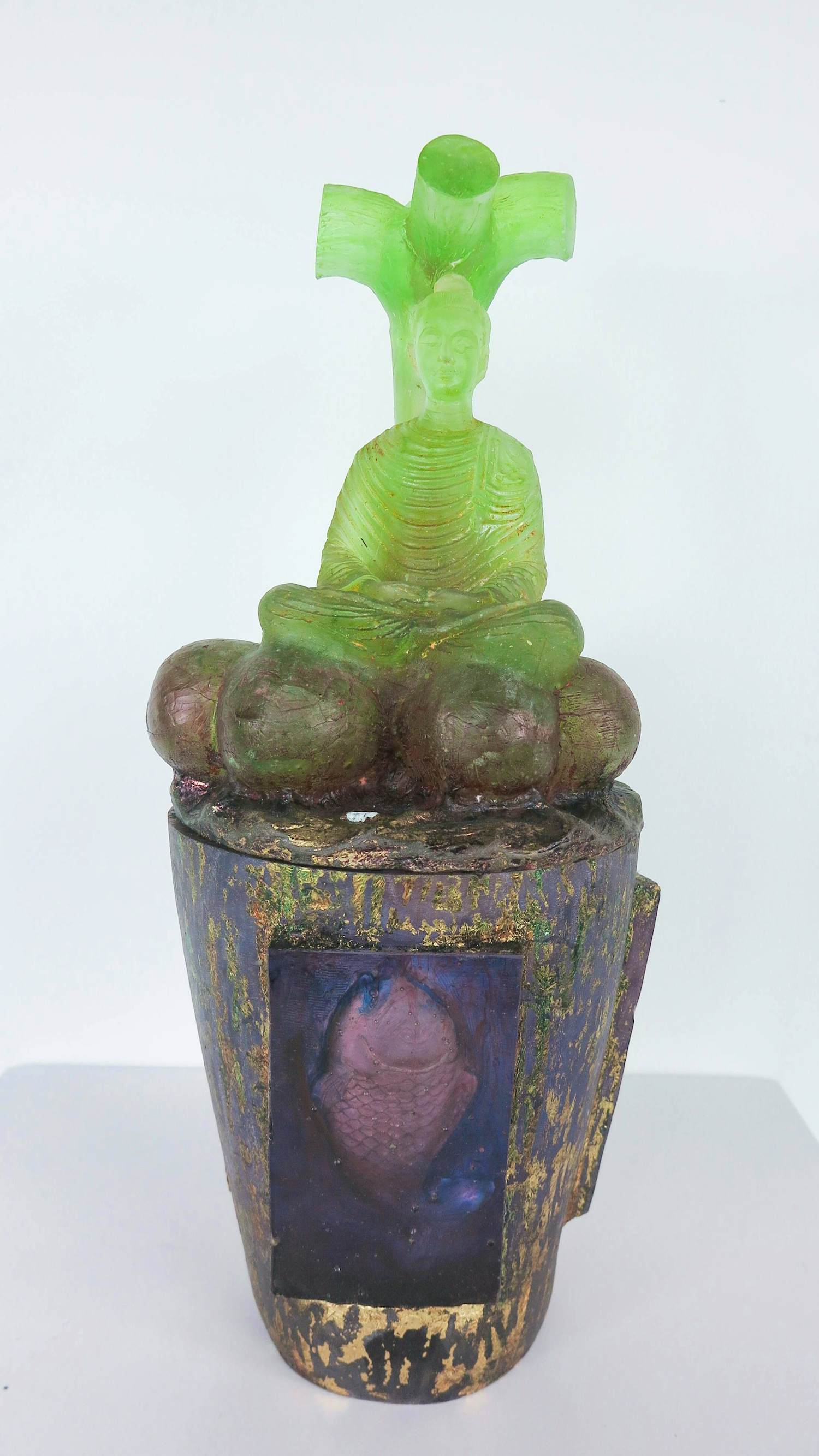 Richard Price - Sculptuur van glas (unicum), In Harmony / Buddha Jar kopen? Bied vanaf 300!