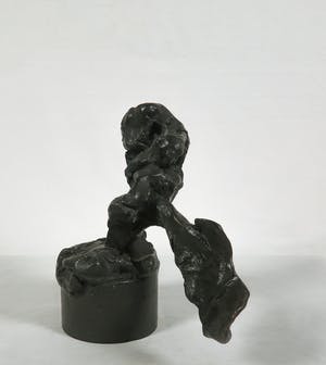 Ger Lataster - Krachtig bronzen plastiek, Hand vlag kopen? Bied vanaf 400!