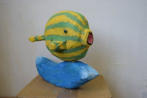 Peter Bastiaanssen - Vis op golf zonder titel kopen? Bied vanaf 70!