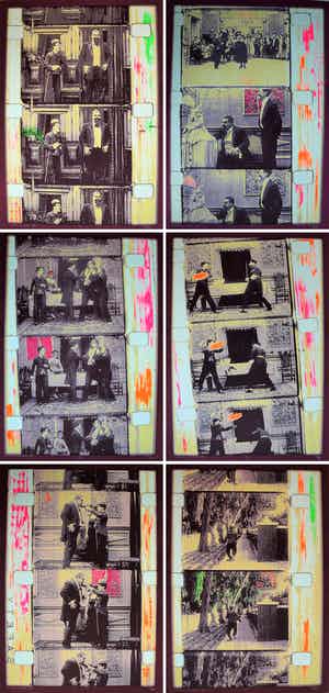 Henk van der Vet - 6 Grote zeefdrukken / Fotografiek , “Charlie Chaplin No I t/m VI” - 1988 verkocht voor € 1!