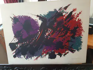 AcheterAlfred Manessier - Litho, Vietnam? Enchérissez de 30!