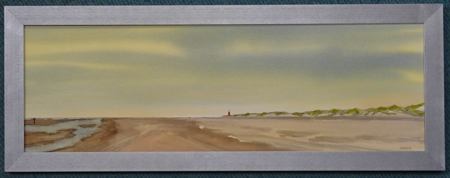 Franklin Meijer - Texel - Strand met vuurtoren de Cocksdorp kopen? Bied vanaf 45!