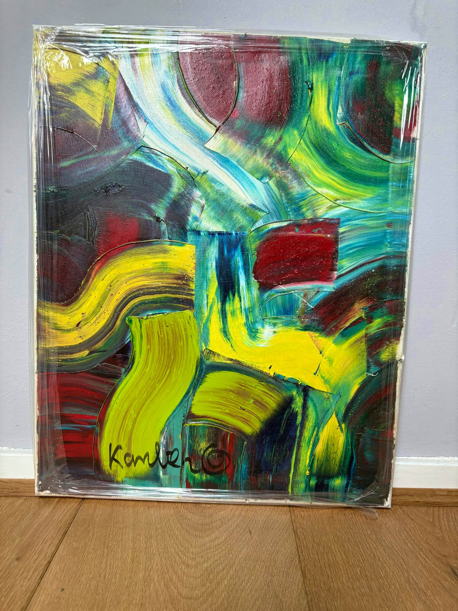 Jacob Kanbier - abstract 2 - nr 36503 kopen? Bied vanaf 90!