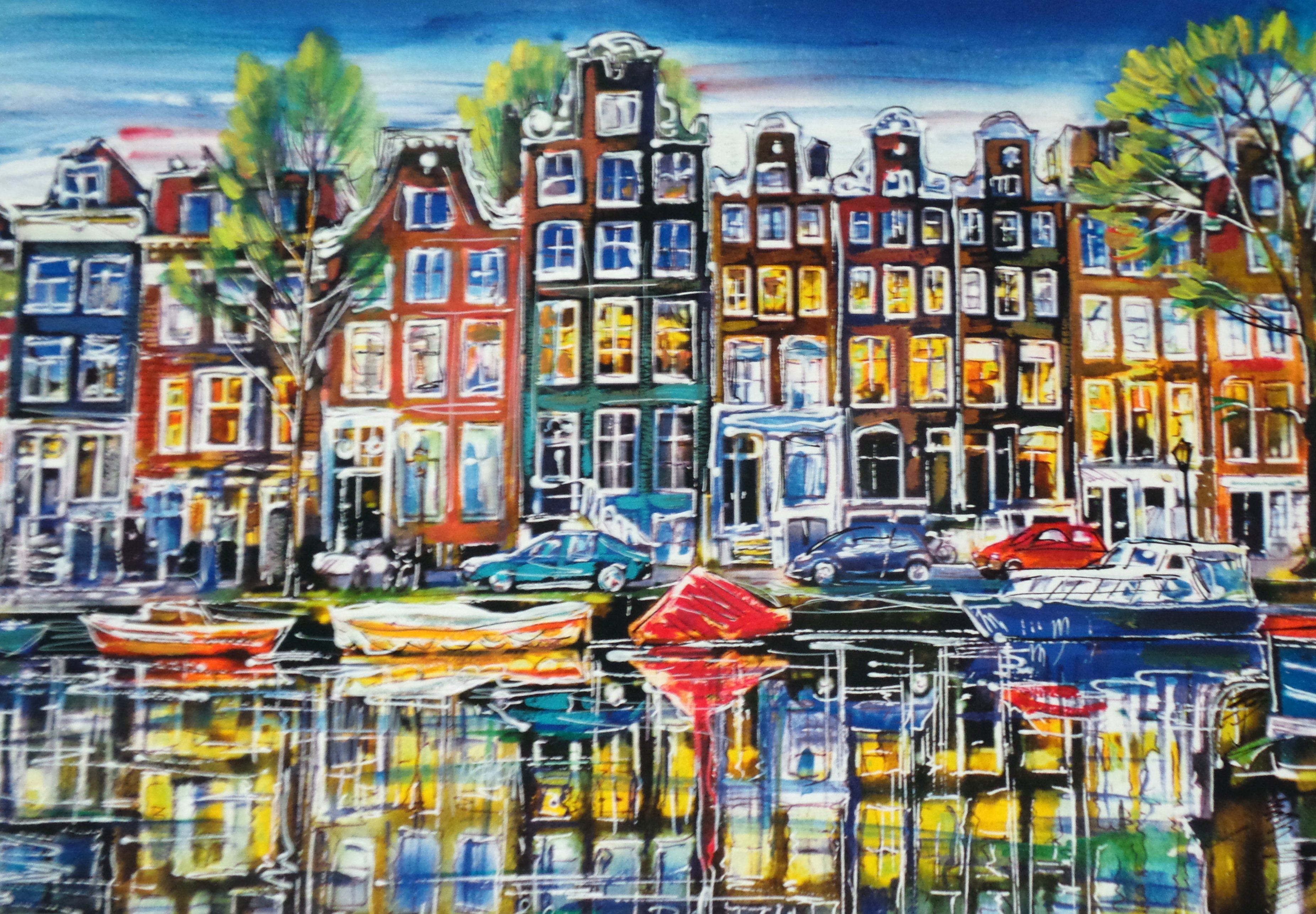 Elena Polyakova - Amsterdamse gracht verkocht voor € 165!