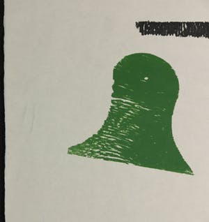 Carel Visser - Houtsnede op geschept papier, Zonder titel kopen? Bied vanaf 150!