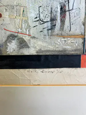 Willy Boers - Zonder titel, collage - 1968 kopen? Bied vanaf 900!