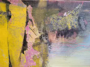 Marianne Benko - Abstracte kunst met gemengde techniek van olieverf en encaustiek kopen? Bied vanaf 375!