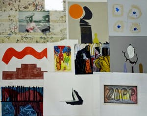 Jules Bekker - en vele andere! - Groot lot met 39 werken op papier kopen? Bied vanaf 50!