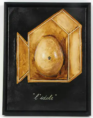 Les Deux Garçons - Gemengde techniek/collage: 'L'idole' - 2004 kopen? Bied vanaf 399!